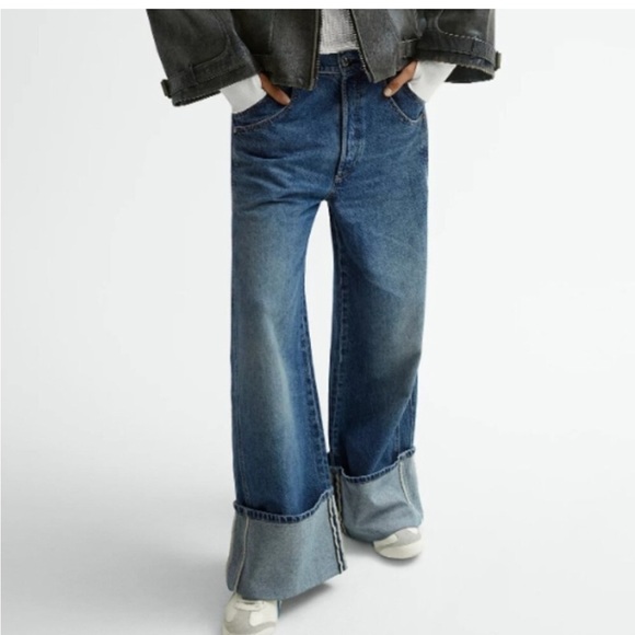 Free People Denim - We the Free Final Call Wide Legged cuffed